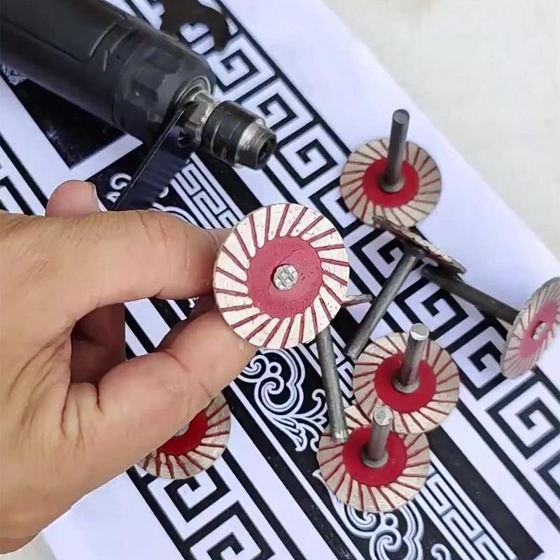 40mm Stone Carving Blade Engraving Diamond Saw Blades Dry Cutting Disc Grinding Wheel 6mm Shank for Stone Ceramic Porcelain Tile