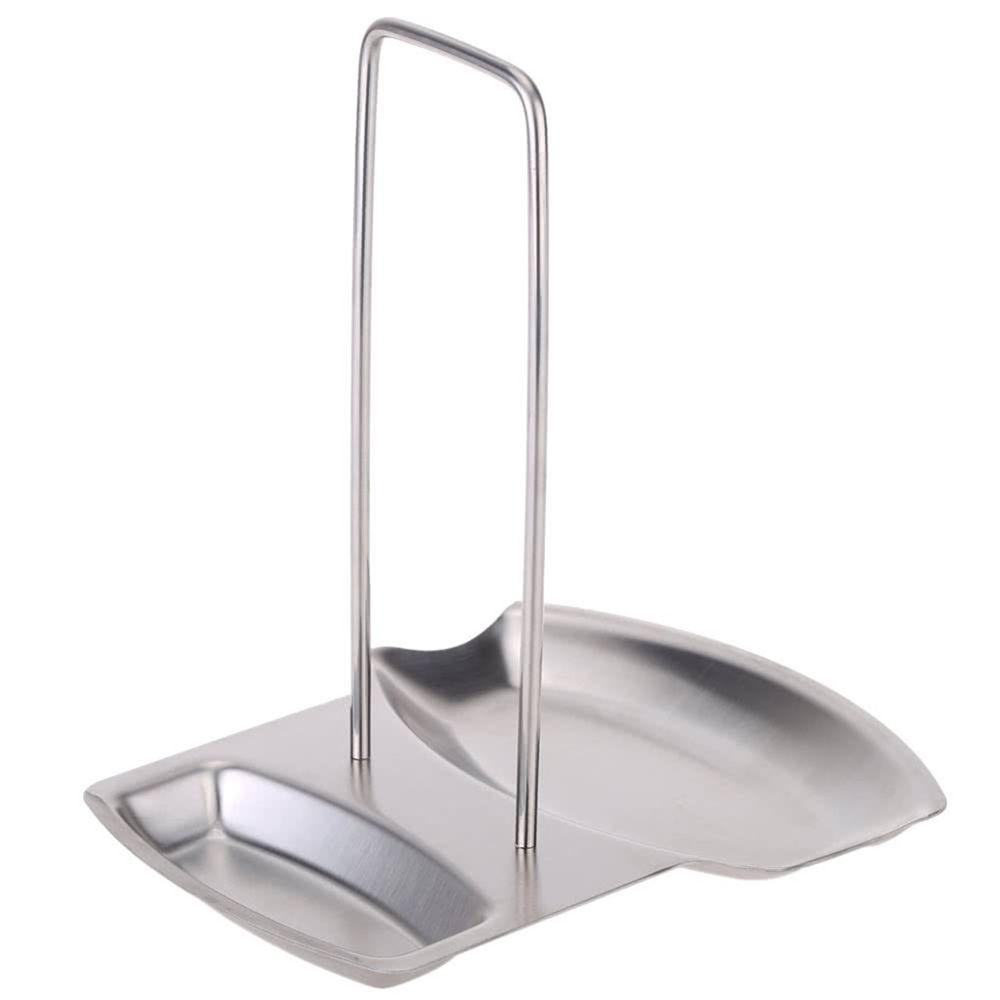 

Подставка для крышки кастрюли из нержавеющей стали, кухонный органайзер, подставка для крышки сковороды, подставка, держатель для губки, ложки, подставка для посуды для кухонных принадлежностей