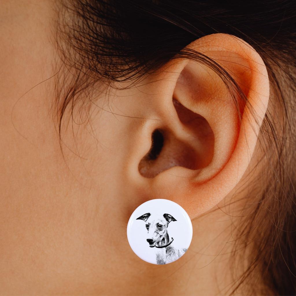 Azawakh, Tuareg Sloughi – Unique dog earrings, your pet on a keychain | Art-Dog