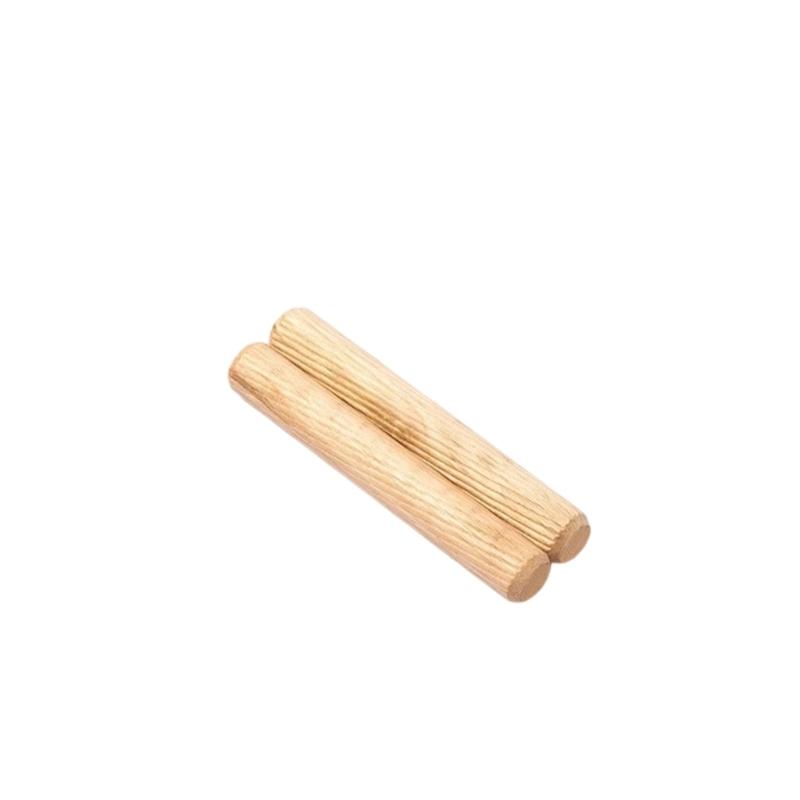 100Pcs Woodworking Dowel Craft Dowel Pin Rod Set Furniture Fitting Dowel Pin Wooden Cabinet Drawer Round Fluted Wood