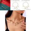 Weihnachts-Schneeflocken-Tier-Schmuck-Geschenkset mit Legierungs-Halsketten und Armbändern für Feiern