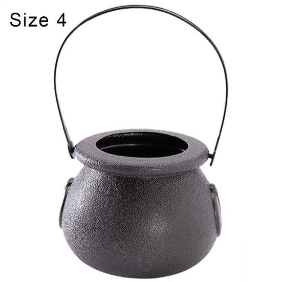 Halloween Süßigkeitentopf Hexe Streichspielzeug Ornament Neuheit Kessel Eimer Partydeko