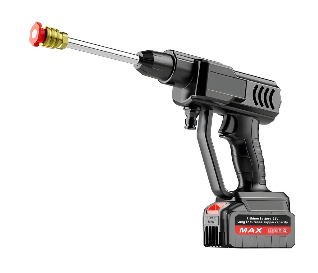 Portable High-Pressure Cordless Car Washing Gun with Lithium Battery