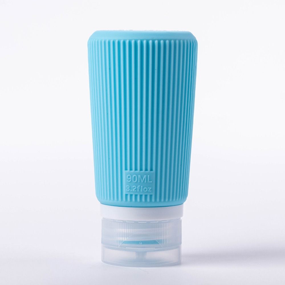 90ml silikonové silikonové plnitelné lahvičky stlačovací šampon stáčení do lahví Nová nádoba na pleťová voda cestovní