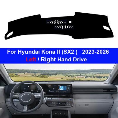 For Hyundai Kona SX2 2026 2026 2026 2026 Dashboard Cover Car Dash Board Anti-UV Sun Shades Non-slip Cushion Parts Accessories