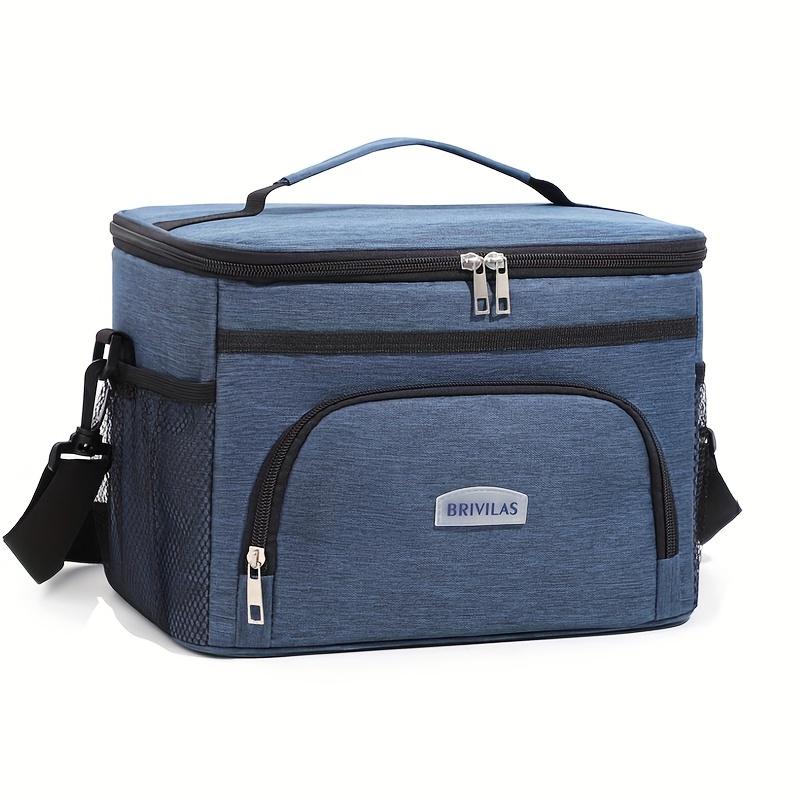 1 Stück Brotdose Lunchtasche, Nicht für Lebensmittelkontakt, Isoliert, Große Kapazität, Auto-Schnitt-Tasche, Tragbar mit Griffen, Wiederverwendbare Lunchtasche