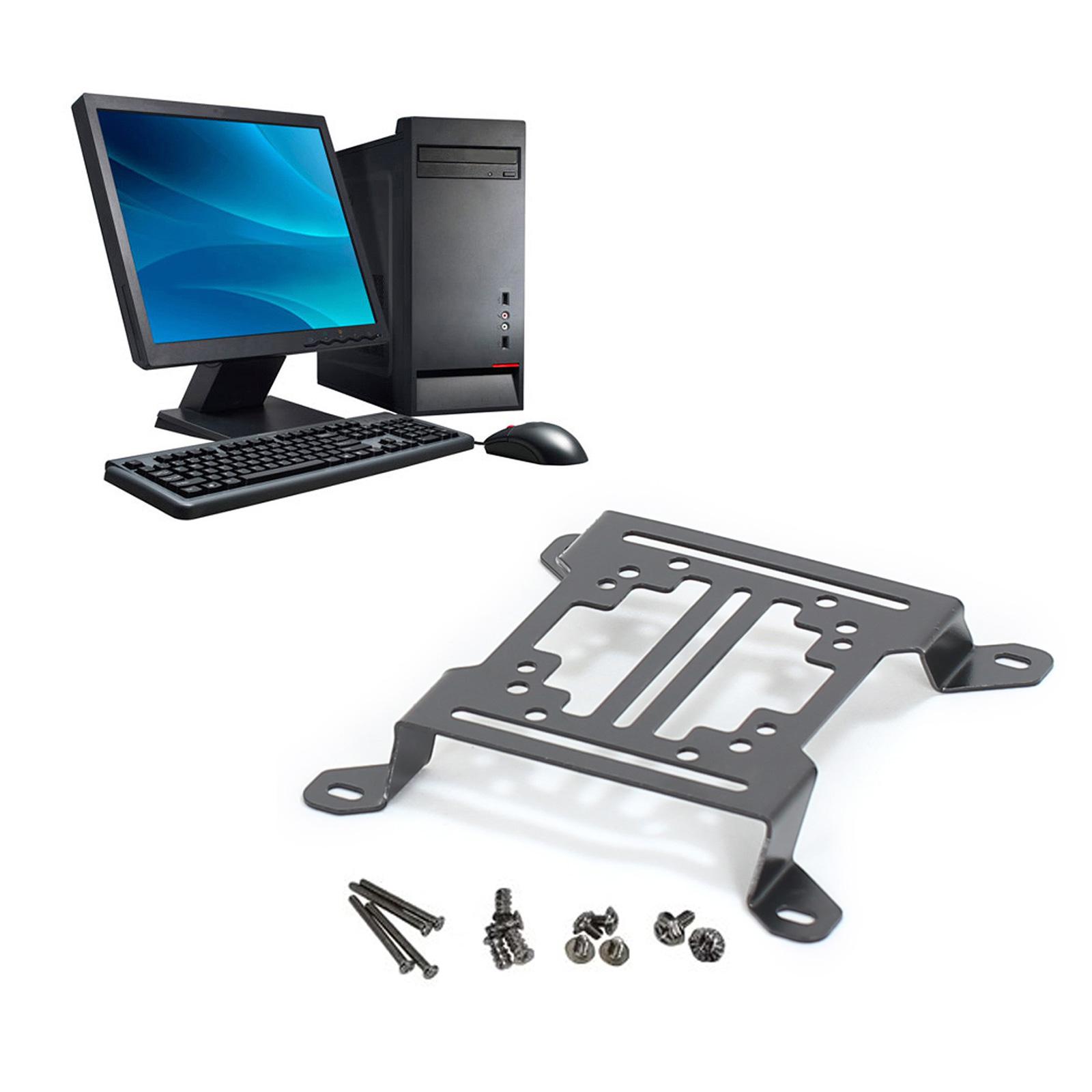 

12см 14см Водяное охлаждение Помпа Радиатор Поддержка Держатель Резервуар для слива воды Кронштейн Держатель вентилятора Крепление Подставка 12 чёрный