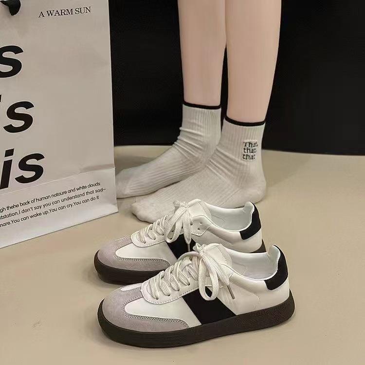 Flat-soled sports shoes New summer outer wear casual shoes Low-top board shoes German training shoes