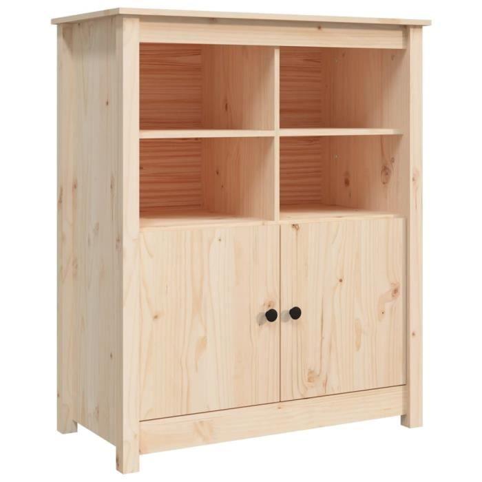 821512 vidaXL Buffet 83x41,5x100 Cm Solid Pine Wood