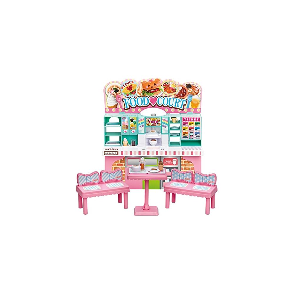 

Takara Tomy Licca-chan Food Court Playset Doll Toy for Pretend Play Ages 3 and Up
