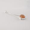 Peach Moonstone Gemstone 925 Sterling Silver Handmade Jewelry Women Pendant 1.79" PP-69-25