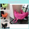 Sac à bandoulière élégant en nylon petit design urbain chic sac sous le bras pour femmes 2023