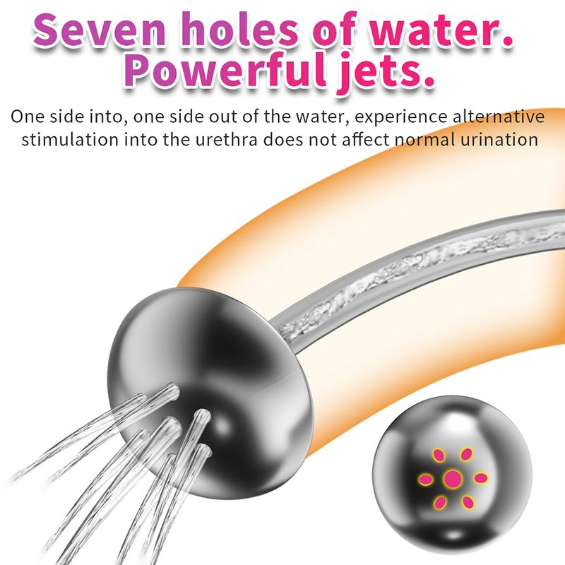 Urethral Toys for Man,with Urination Hole Penis Plug Sounding,Urethal Inserts,Urethra Dilation Catheter,Uretral Probe Sex Shop