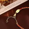 Chinese-Inspired Festive Gourd Fulu Bracelet: Gold-Plated, High-End Fashion, New Chinese Style Jewelry.