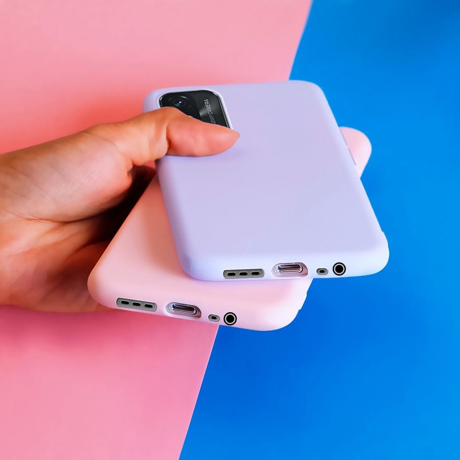 Süße Candy Hülle Für Oppo A74 Case CHP2219 Weiche Silikon Handyhüllen Für Oppo A74 A 74 OppoA74 5G CPH2197 Rückseite Vollständiger Stoßfänger