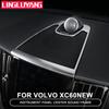 New for Volvo XC60 2018-2023 Car Accessories Stainless Steel Stickers Instrument Panel Central Audio Decorative