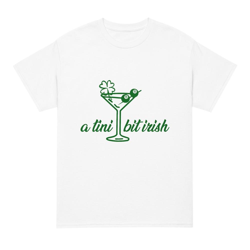 A Tiny Bit Irish Lucky Irish Girls St Patrick s Day Cocktail T-Shirt S