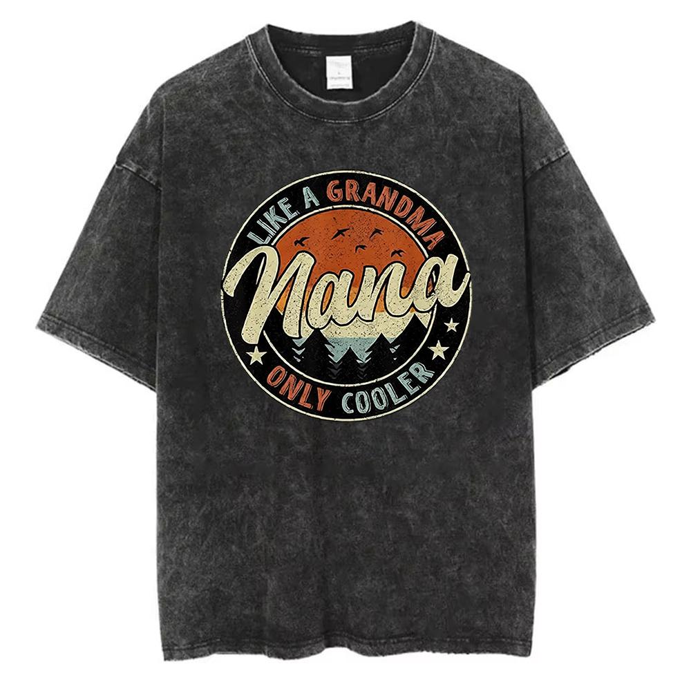 

Oversized Vintage Abuelasaurus T Shirt Women Casual Loose Fit Short Sleeve Tops Retro Dinosaur Graphic Tee for Mothers Day Gift S