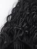 24 Inch Synthetic Curly Ponytail with Extended, Fluffy African Drawstring, Rubber Band Wig, Ponytail