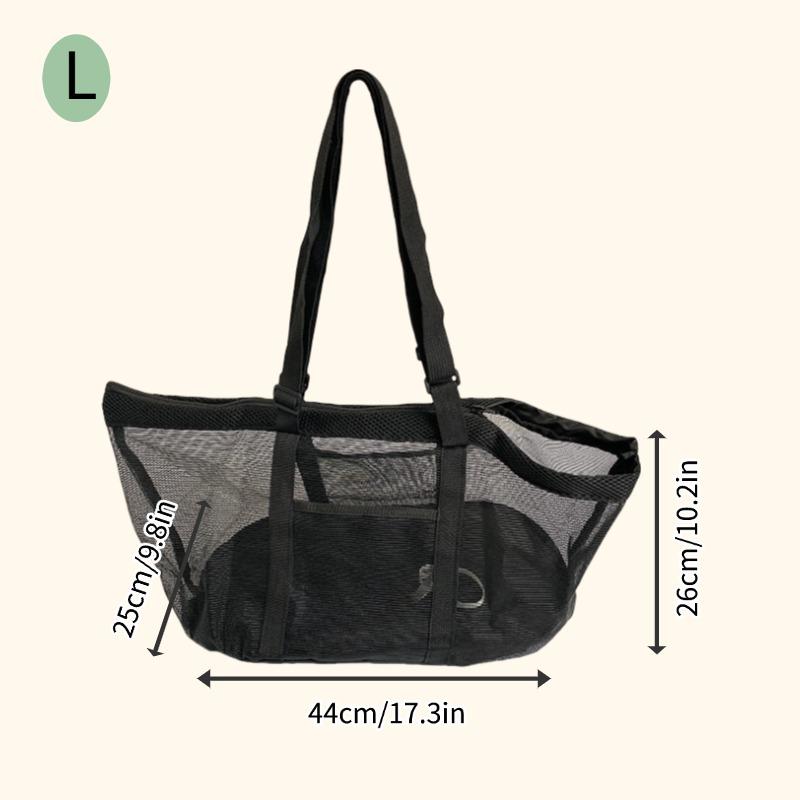 Breathable Pet Carrier Mesh Bag - Portable Summer Backpack for Cats & Dogs