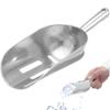 Bartender's Scoop with Holes, Aluminum, 0.35 L