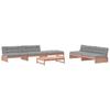 VidaXL Salon de Jardin avec Coussins 6 pcs, Canapé avec Dossier, Ensemble de Meubles avec Table Basse Patio Terrasse, 3186128