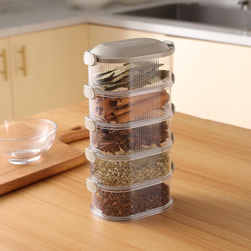 Baijie 5-Tier Light Luxury Spice Organizer
