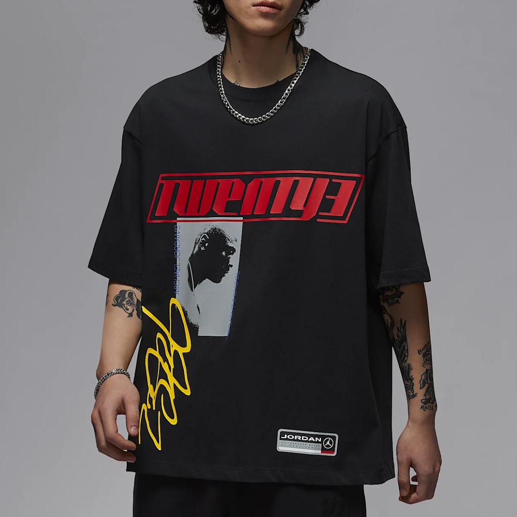 Jordan Essentials Flight Breathable Crew Neck Short Sleeve T-Shirt Men Tops Black HJ2367010