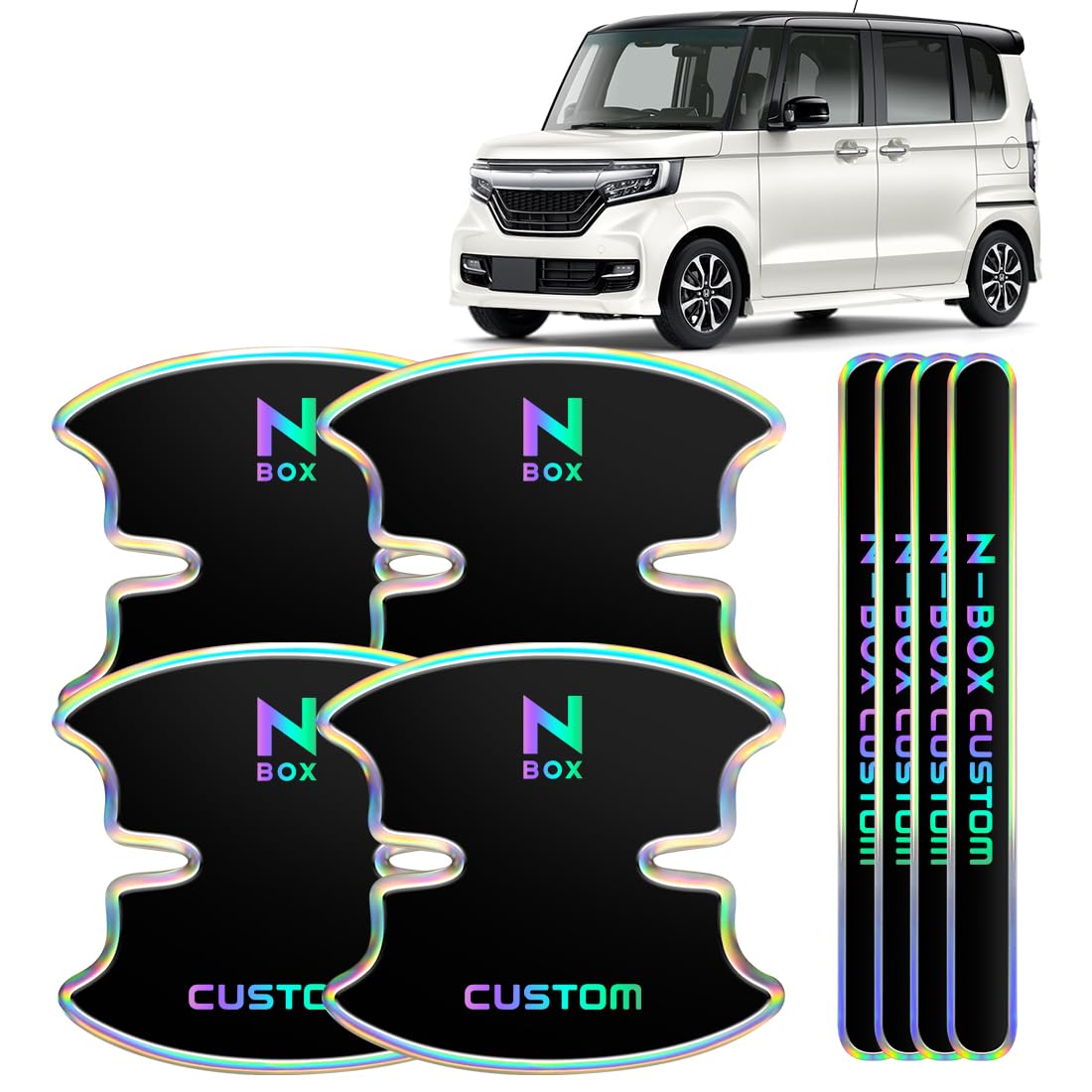 SPEEDTAKE Новый N-BOX Custom Fit Все серии Защита ручки двери, Защита двери, Защита кромки, чёрный