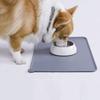 Silicone Pet Meal Mat Pet Waterproof and Anti Slip Cat Food Mat No Cleaning Required Puppy Feeding Bowl Mat Pet Accessories
