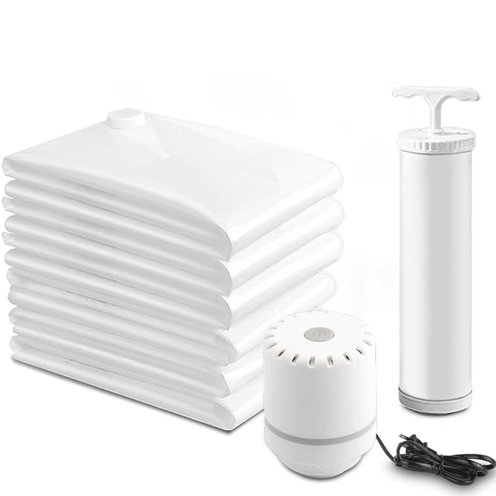 

Tplook Прозрачный компрессионный футон Без пылесоса Компрессионная одежда Компрессионный футон Поставляется с электрическим насосом Руководство по эксплуатации Набор из 100 шт.