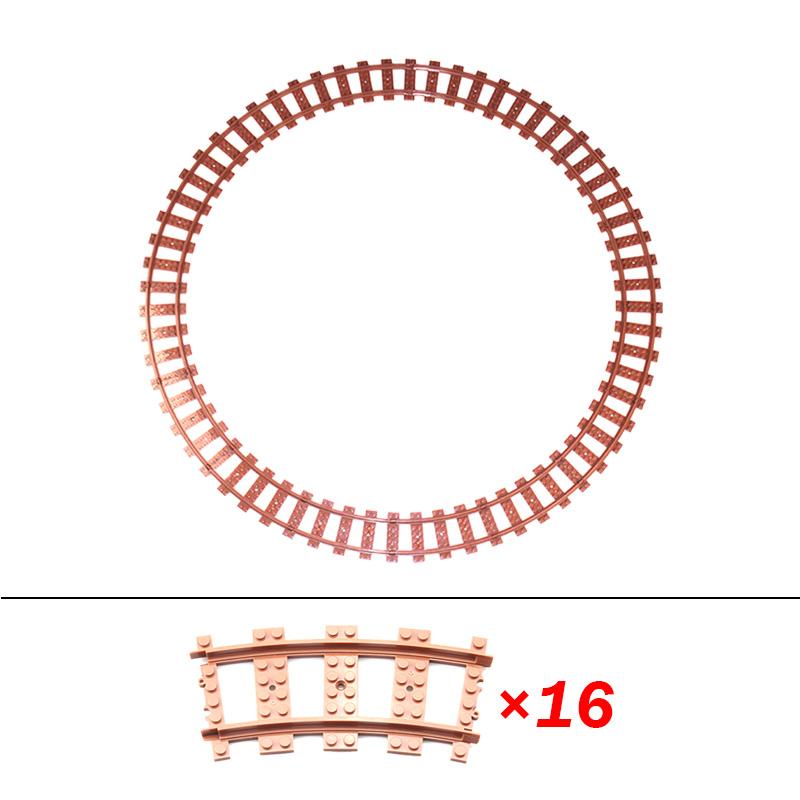 

DIY Build City Bricks telecontrol Trains Flexible Parts Railway Curved Straight Tracks Building Up Cubes Model Accessories Play kits for kids