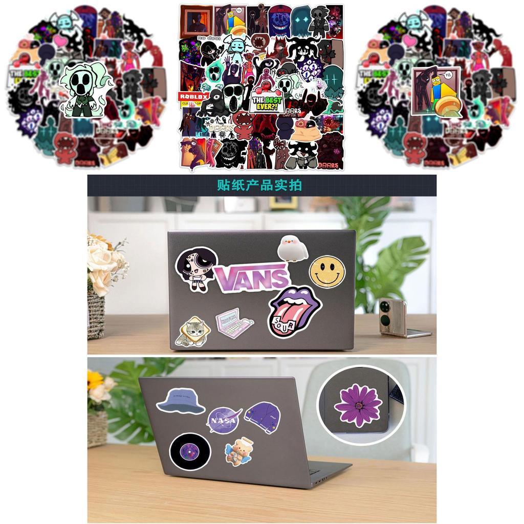 50ks Vysoce kvalitní Roblox figurka Dveře Vodotěsná sada samolepek Pro scrapbookování a dekorace