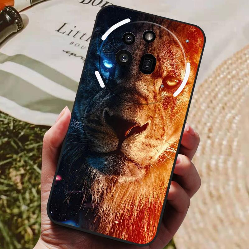 For Nothing Phone 3A Pro Case Phone3A Pro Cool Painted Silicone TPU Soft Cover for Nothing Phone 3A Pro A059P Cases Black Shells