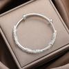 Embossed Purity Plated Bracelet Design Sense Temperament Elegant Adjustable Bangle Fashionable Women Jewelry Trend Accessories