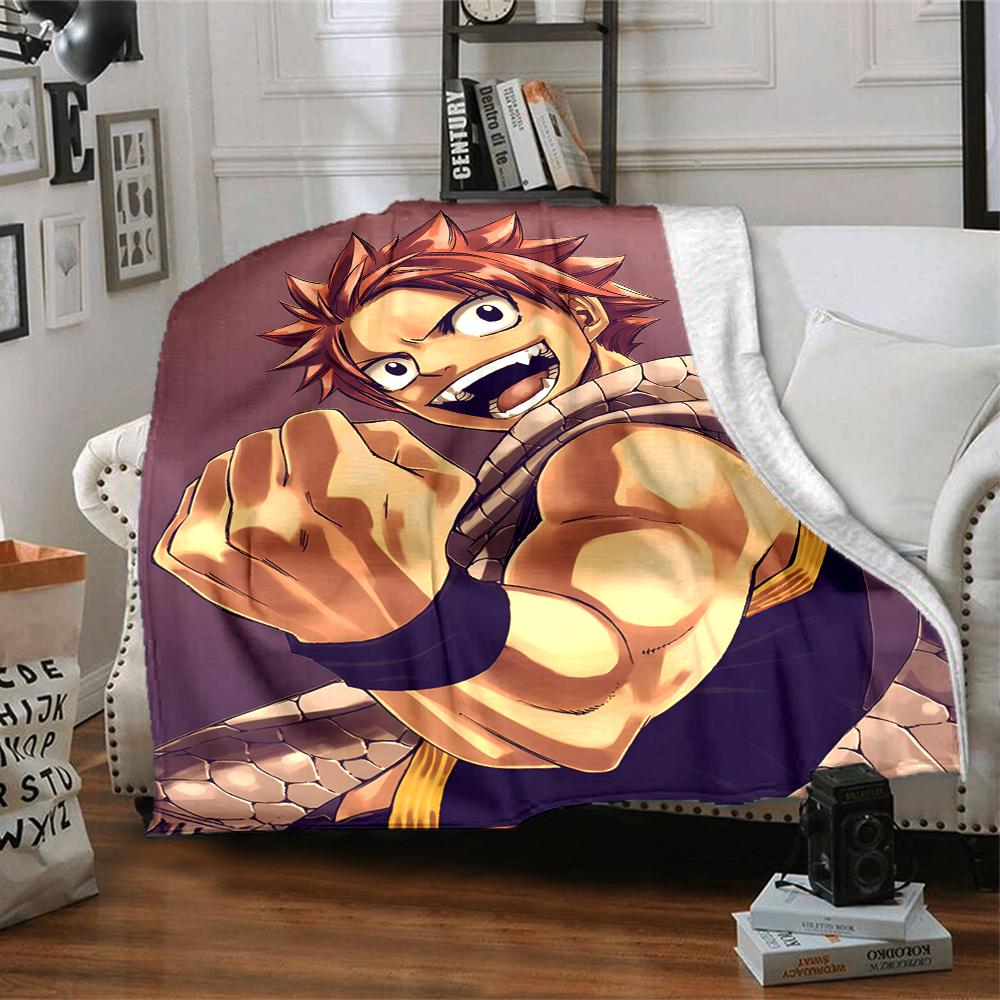 1pc Fairy Tail1 Blanket, Gift, for Men and Women, Soft Blanket, Good for Sofa Bed Couch Travel, Lightweight Flannel Blanket