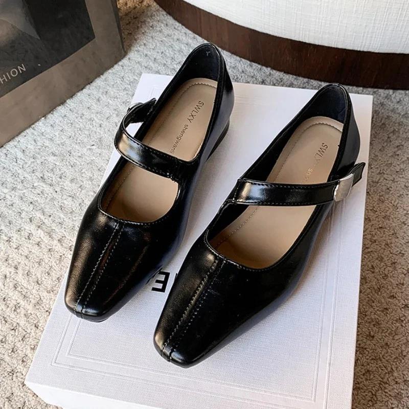 Moda Damskie Buty na Obcasie Nowe Eleganckie Sandały na Niskim Obcasie Letnie Damskie Buty do Sukienki 2025 Moda Grube Codzienne Projektanckie Sandalias De Mujer