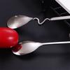 Curved Handle Teaspoon Stainless Steel Hanging Cup Spoon Originality Seasoning Ladle