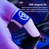 Mobile Finger Sleeve Breathable Nightlight Finger Thumb Gloves Sweatproof Anti Slip Splicing Gamers Gloves for PUBG Phone Gaming