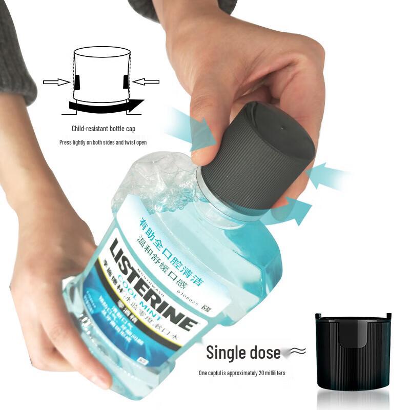Listerine Cool Mint Zero Alcohol Mouthwash