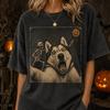 Funny Husky Halloween T-Shirt, Vintage Skeleton Dog Tee
