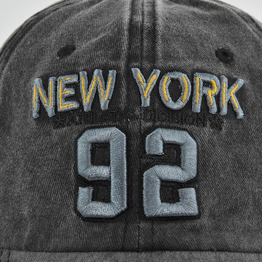 1pc Vintage 3D Letter Embroidered Baseball Cap,Contrast Color Leisure Versatile Hat for Men and Women Outdoor Travel,Adjustable