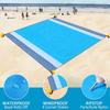 2x2.1m Waterproof No Sand Pocket Beach Towel Outdoor Picnic Camping Mat Portable Light Folding Mat Mattress Sand Free Beach Mat