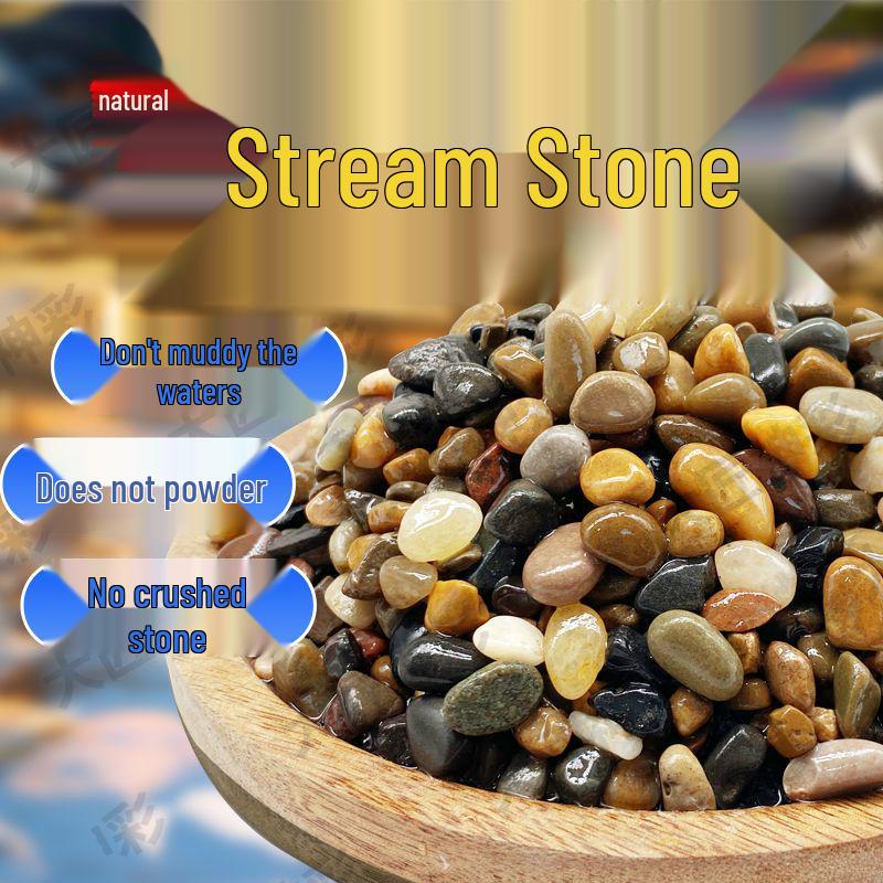 Natural Stream Stones & Pebbles for Aquarium and Turtle Tank Landscaping