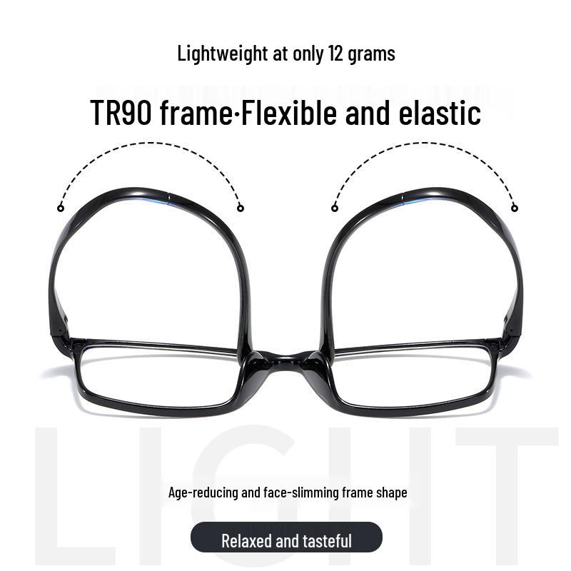 Lightweight Black Prescription Glasses: Comfortable, Non-Deformable Frames for Men and Women.