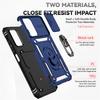 Armor Stand Shockproof Case for Samsung Galaxy A52 A52S A53 5g A32 A13 A12 A73 A72 Magnetic Car Holder with Slide Camera Cover