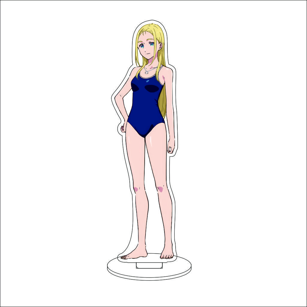 16CM Anime Summer Time Rendering Cosplay Acrylic Stand Ornaments Southern Hizuru Kofune Ushio Figure Stand Halloween Gifts