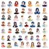50/100 Pcs High Value Ballet Doodle Stickers Eco-Friendly for Notebook Phone Case Diary Helmet Skate Desk Bicycle Decals