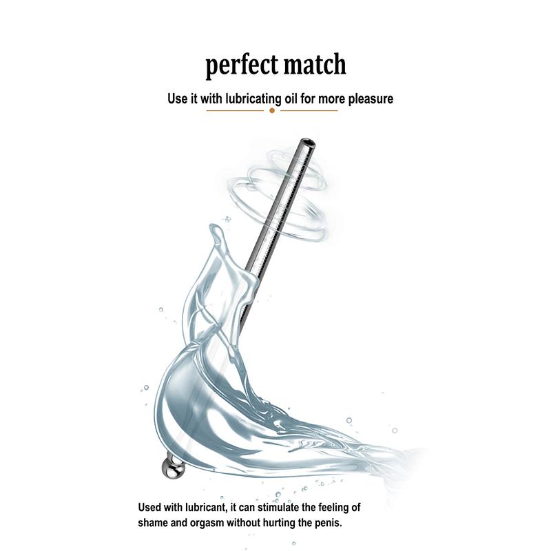 1PCS Metal Urethral Probe Measuring Urethral Size Urethral Dilatation Masturbation Penis Head Male Urethral Rod Adult Sex Toys