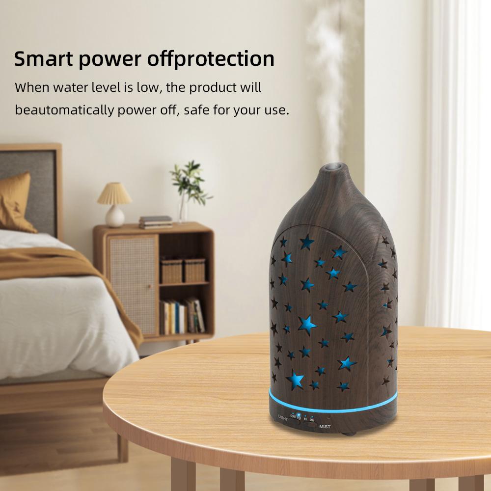 Star Hollow Diffuser  7 Soothing Colors, Whisper Quiet Operation, Perfect for Relaxation
